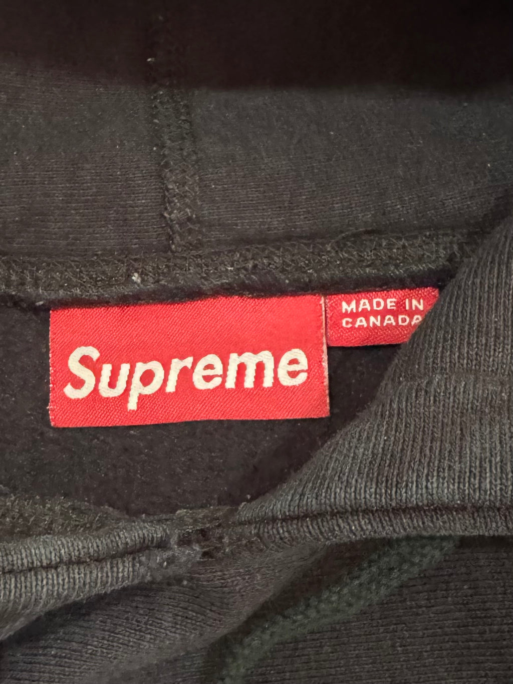 Supreme Black Box Logo Hoodie 2003