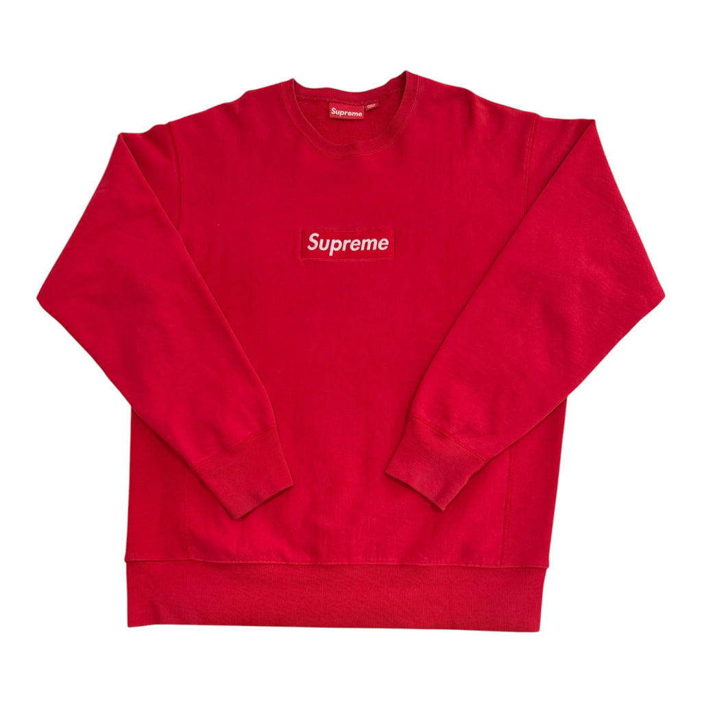 Supreme Red Box Logo Crewneck 1999
