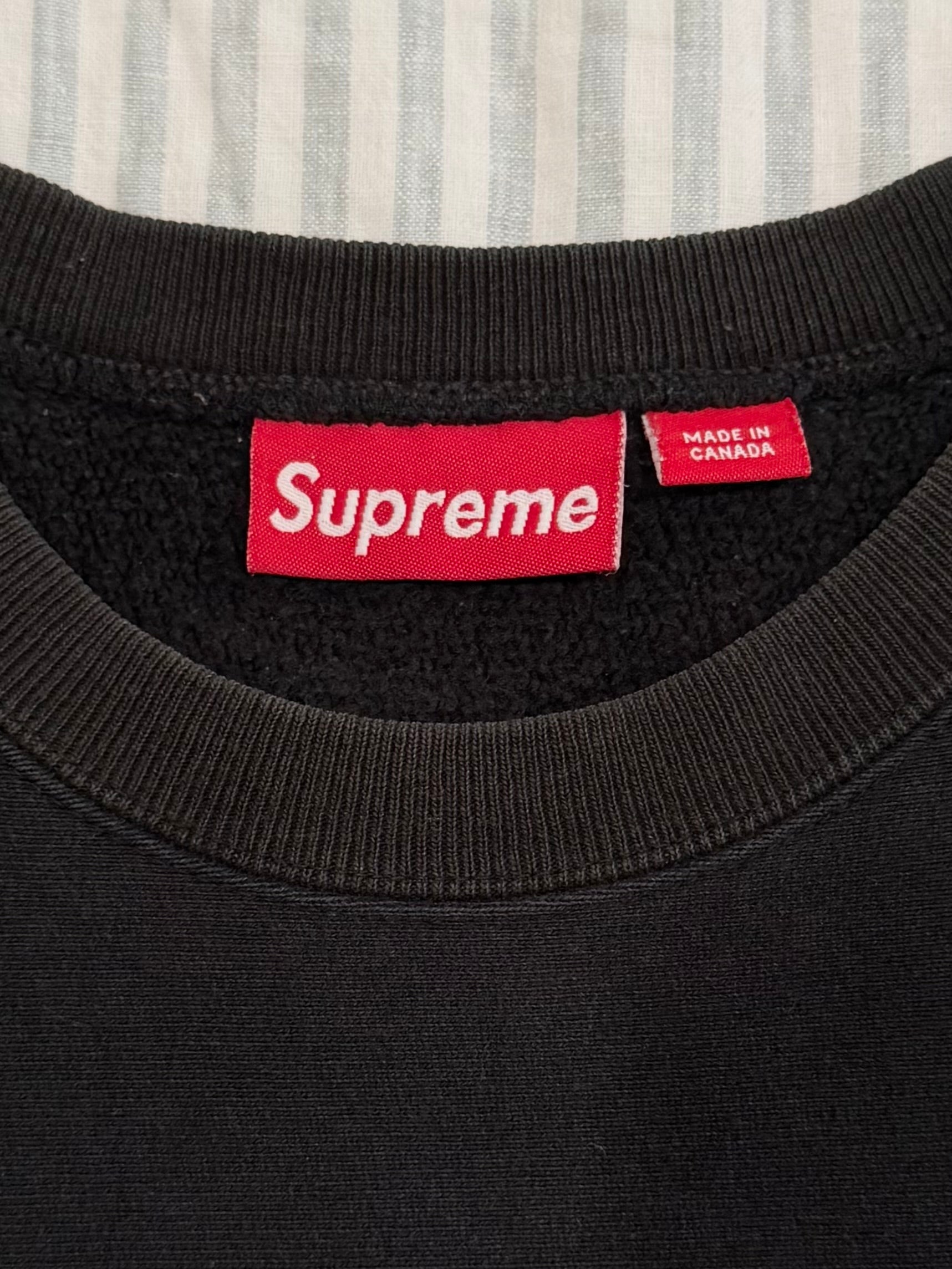 Supreme Black Box Logo Crewneck 1999