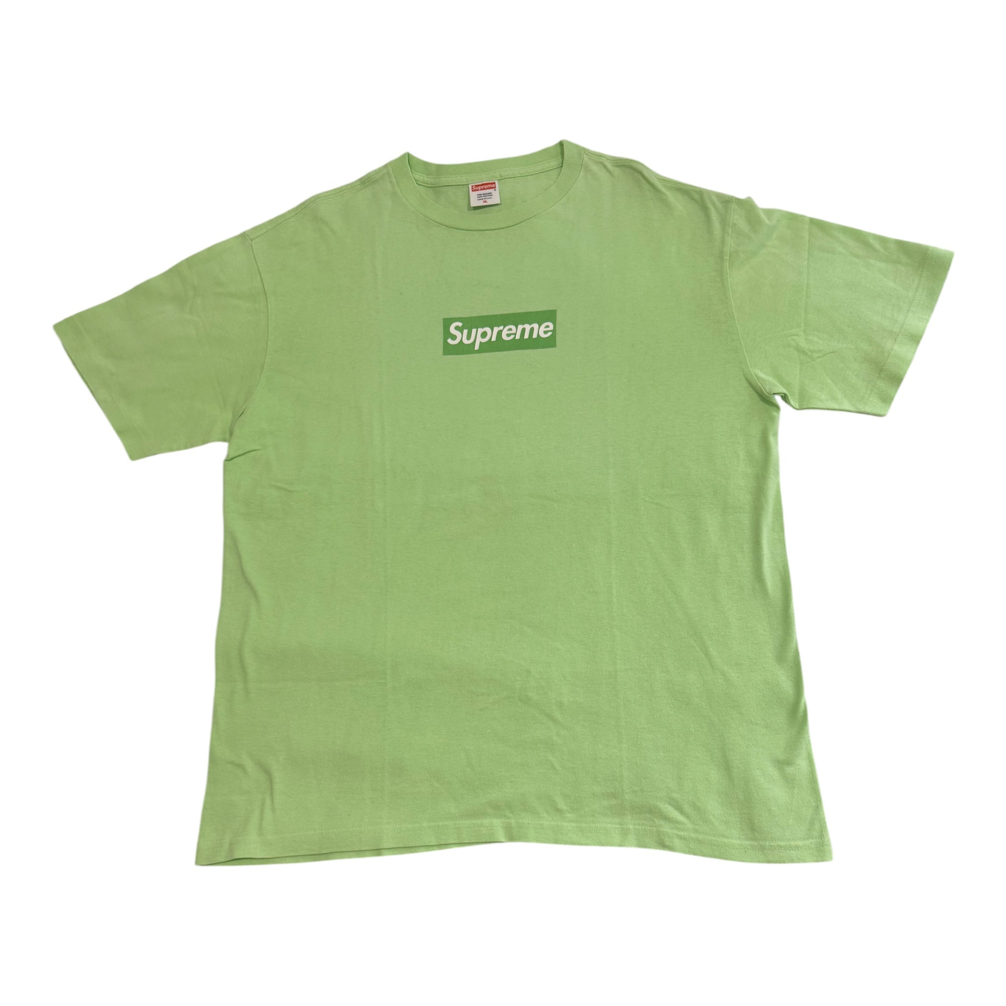 Supreme Lime Tonal Box Logo Tee