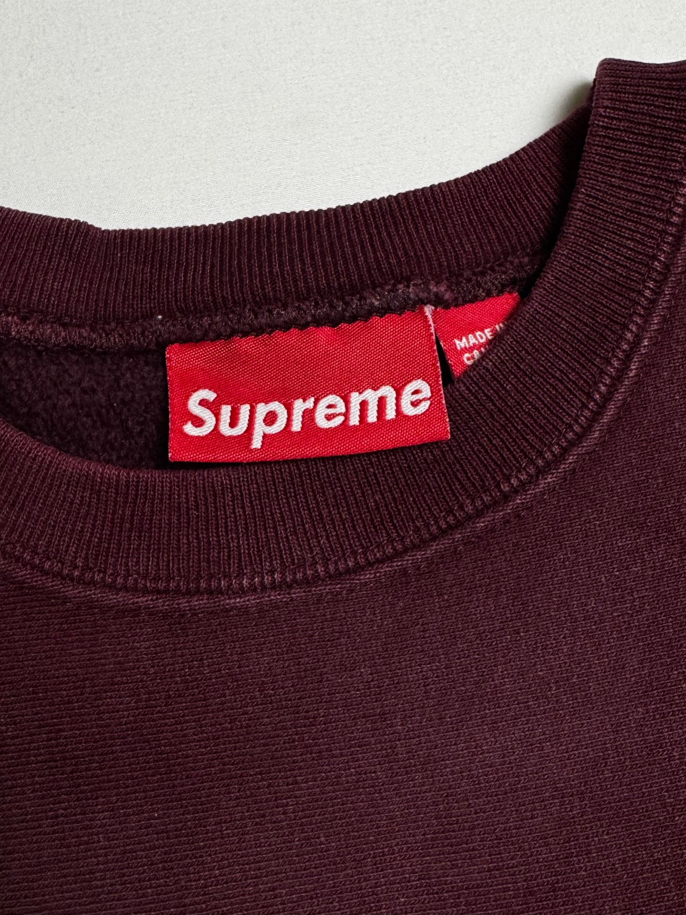 Supreme Wine Box Logo Crewneck 1999