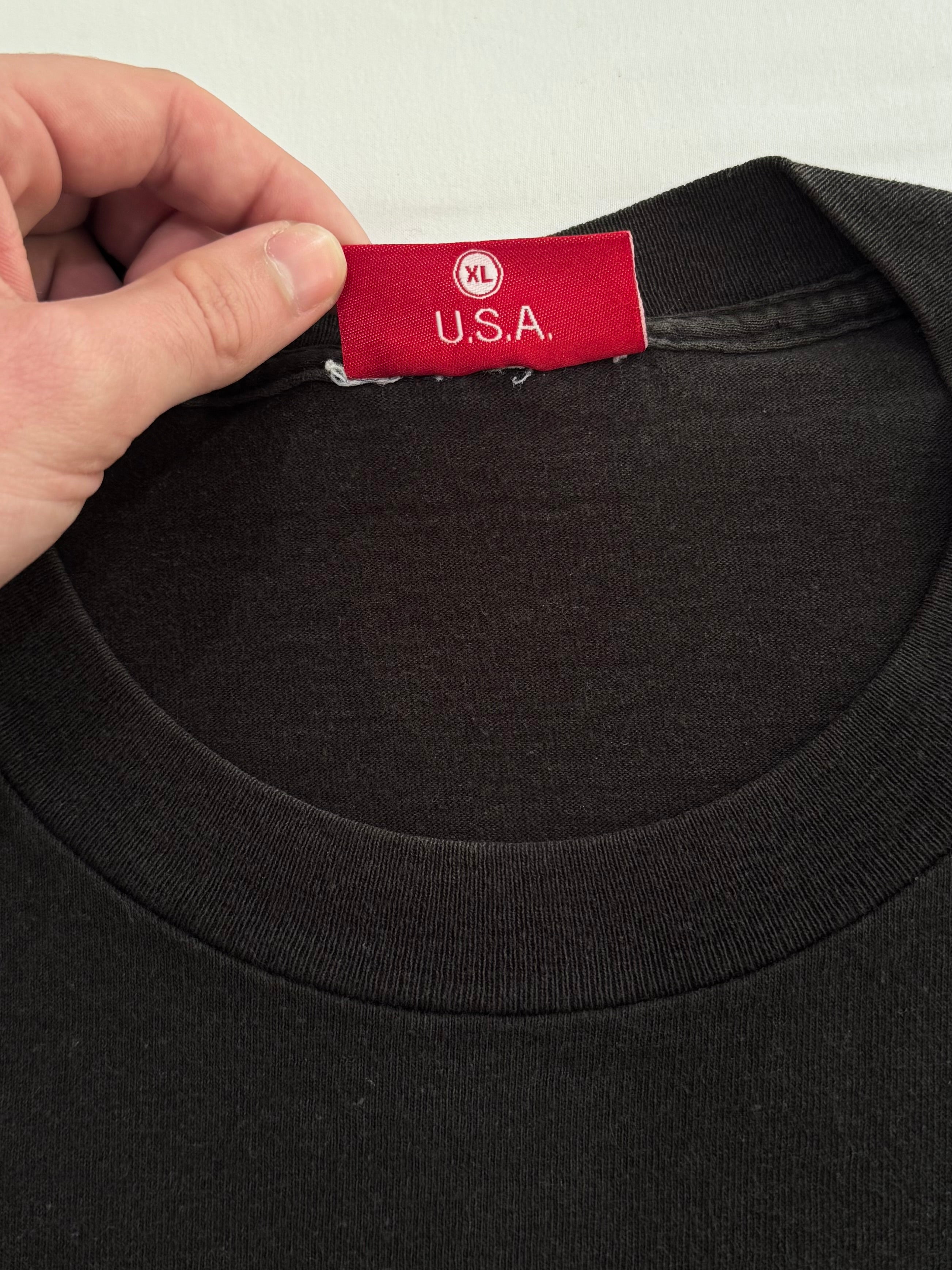 Supreme Burberry Box Logo Tee Black 1997