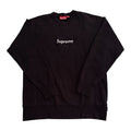 Supreme Navy Box Logo Crewneck 2003