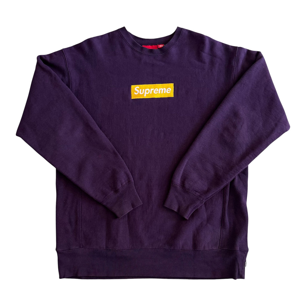 Supreme “Lakers” Box Logo Crewneck 1999