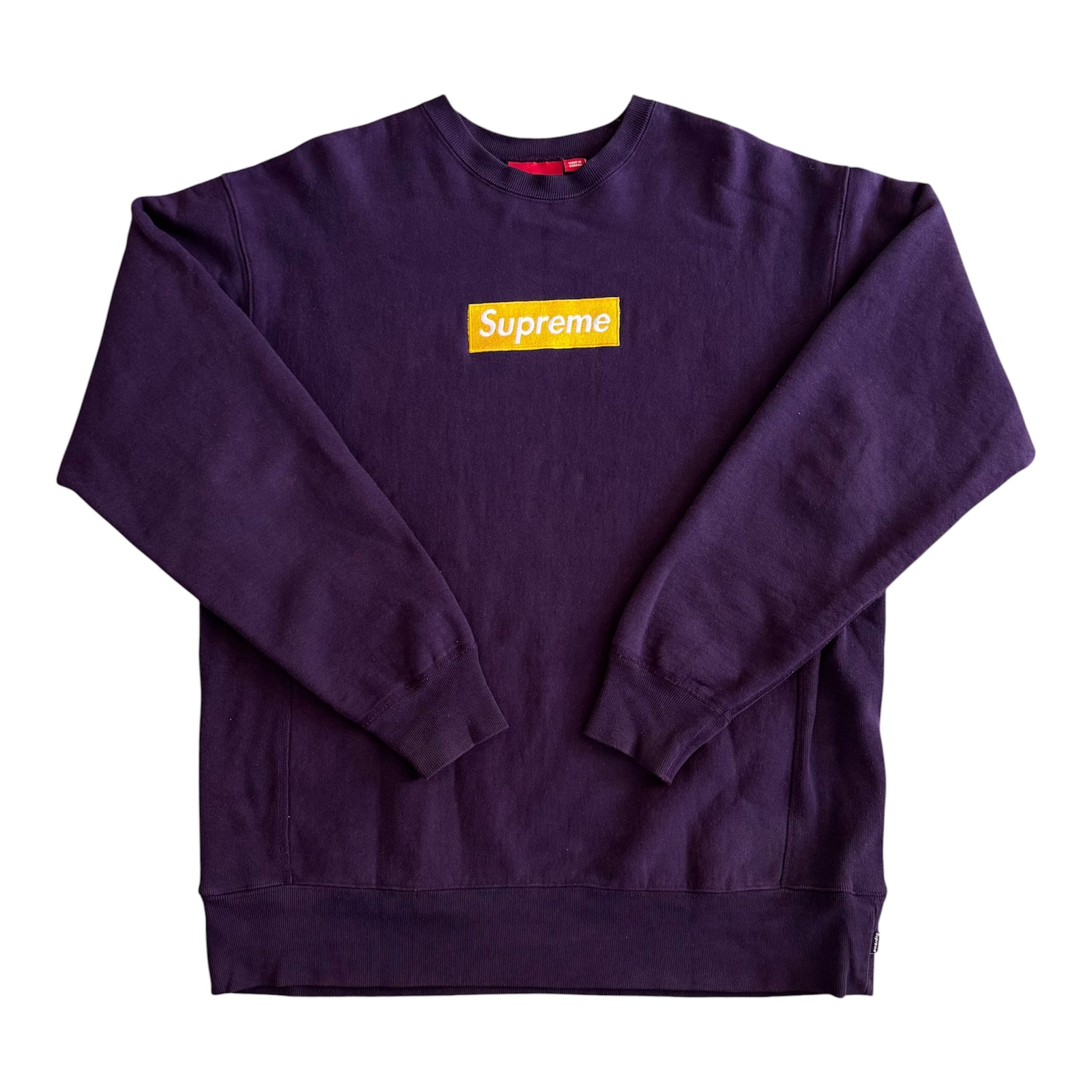Supreme “Lakers” Box Logo Crewneck 1999