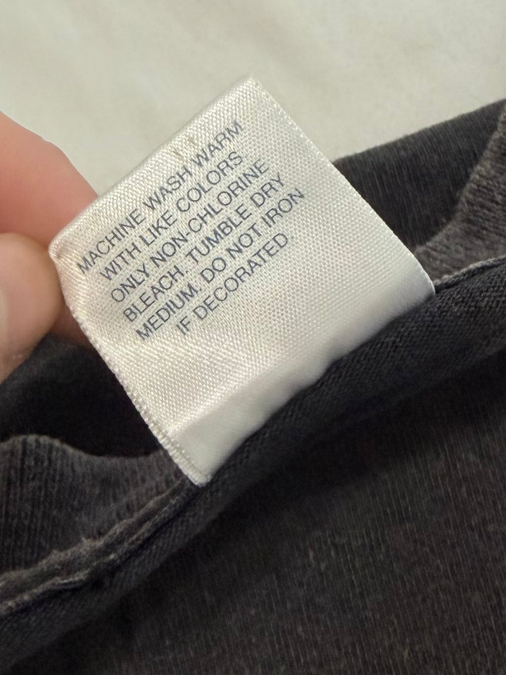Supreme Faded Black Box Logo Tee 1999
