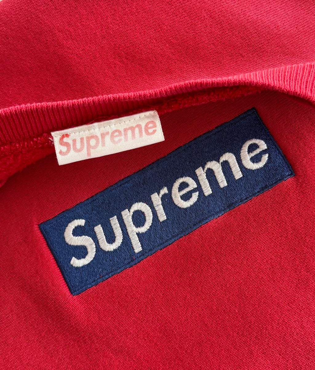 Supreme 1994 Navy/Red Box Logo Crewneck