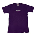 Supreme Purple Tonal Box Logo Tee 2001