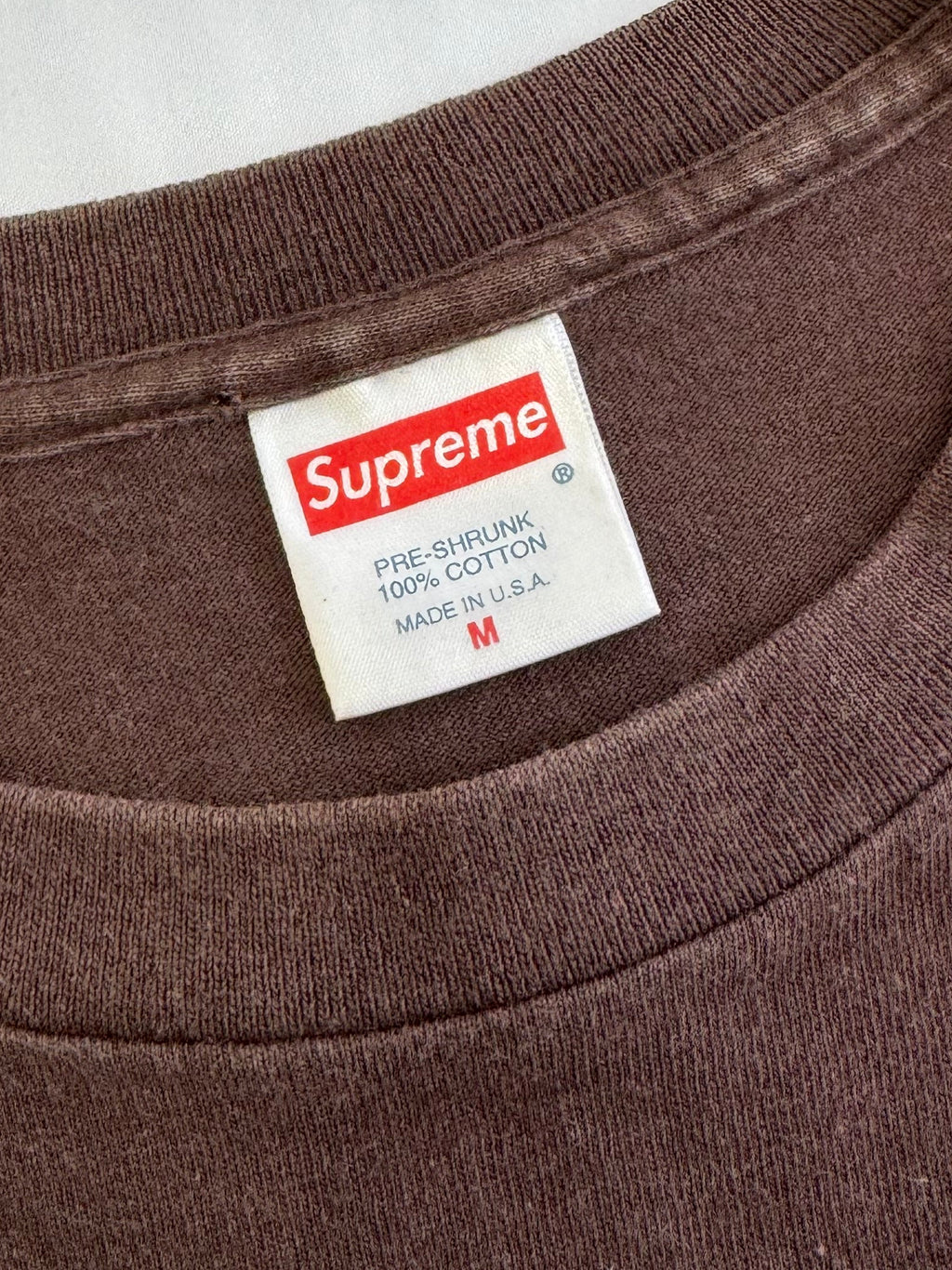 Supreme Monogram Box Logo Tee Brown 2000