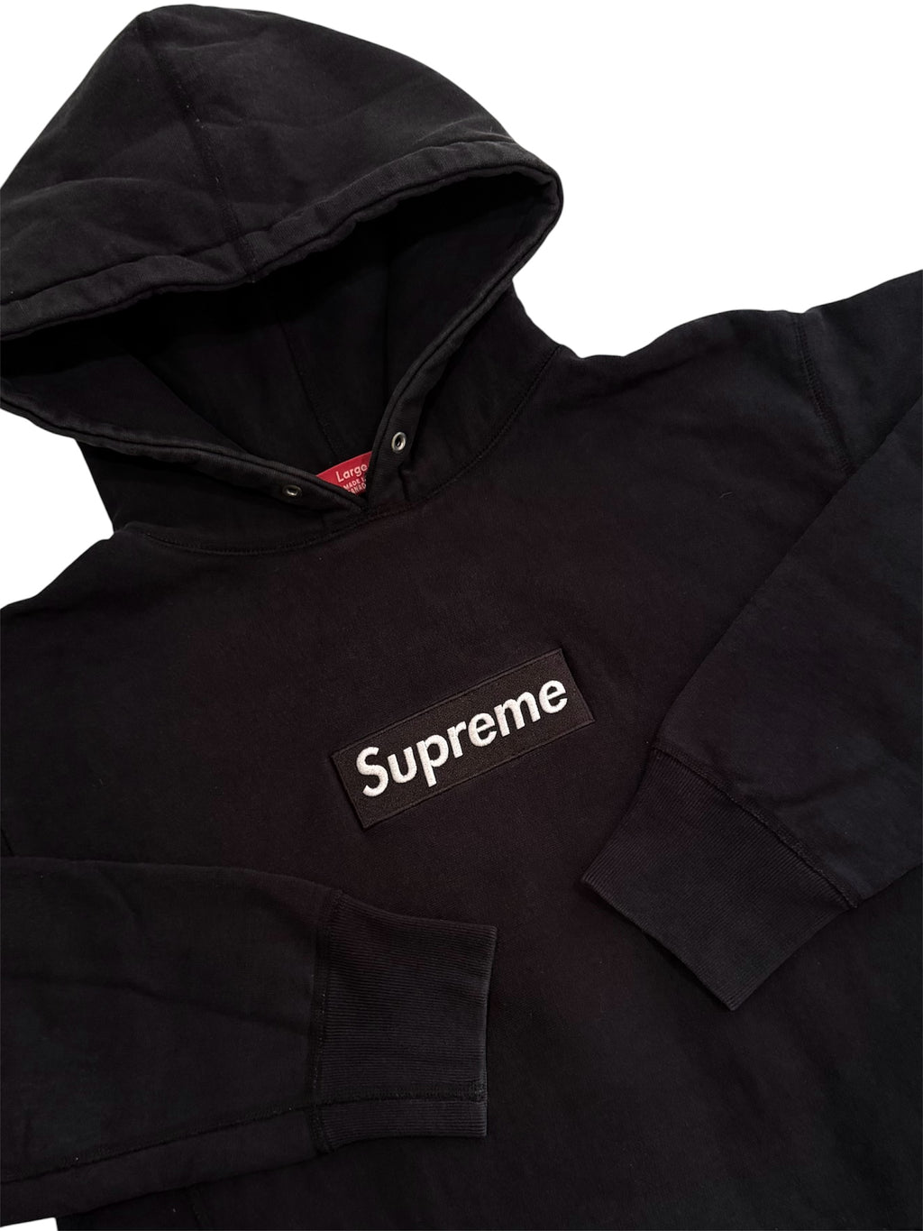 Supreme Black Box Logo Hoodie 2005