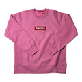 Supreme Red/Pink Box Logo Crewneck 2015