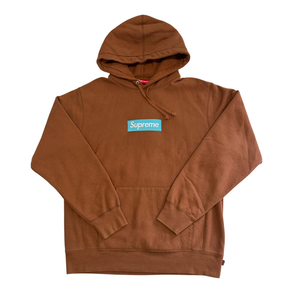 Supreme Rust Box Logo Hoodie 2017