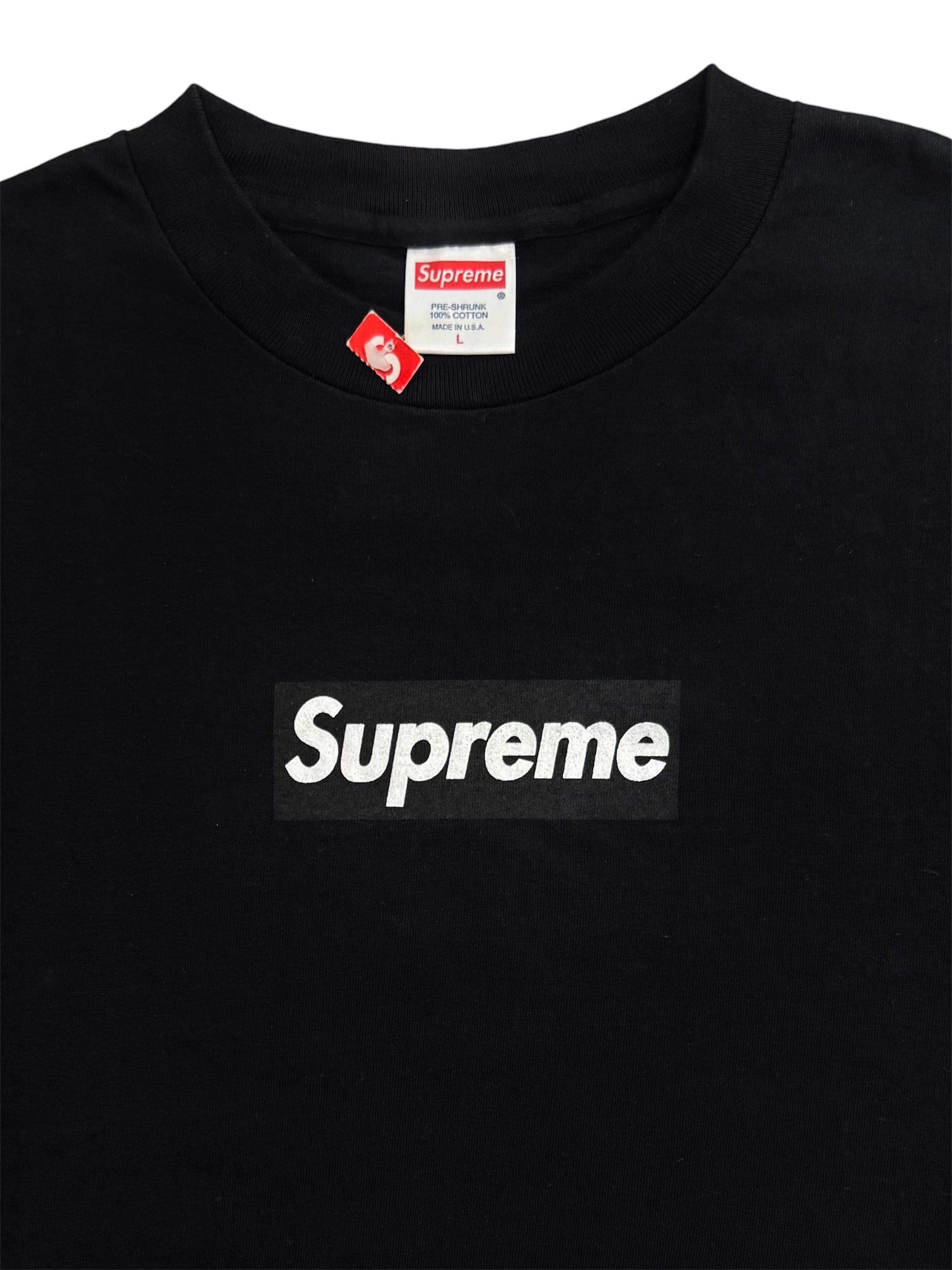 Supreme Black Box Logo Tee 1999