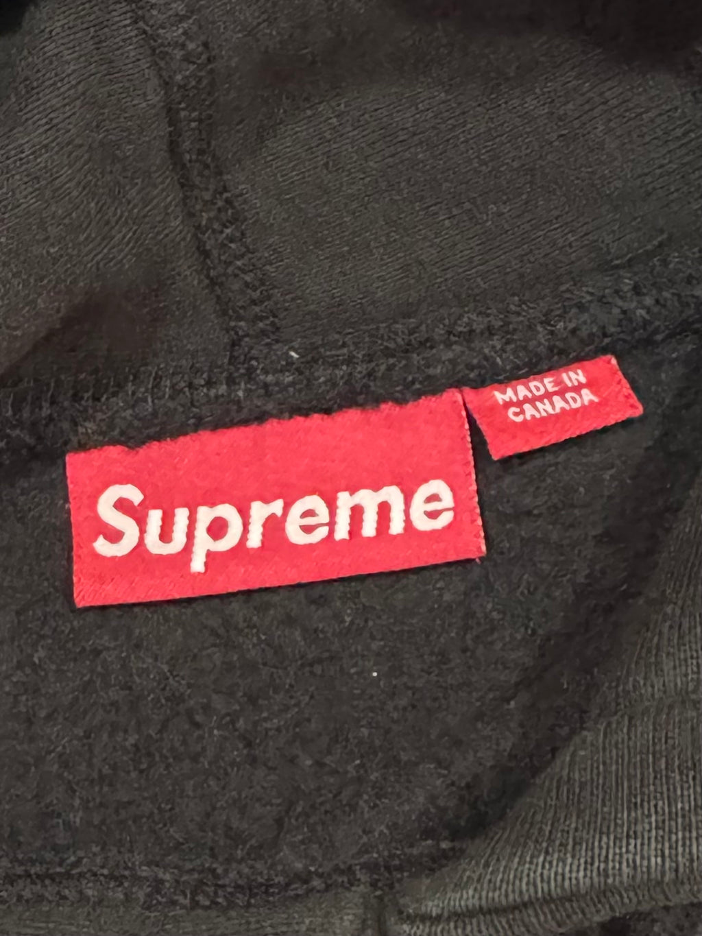 Supreme Black Box Logo Hoodie 1999