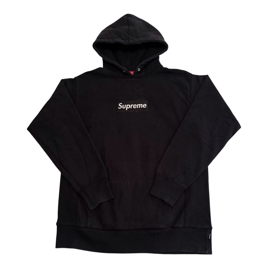 Supreme Black Box Logo Hoodie 2005