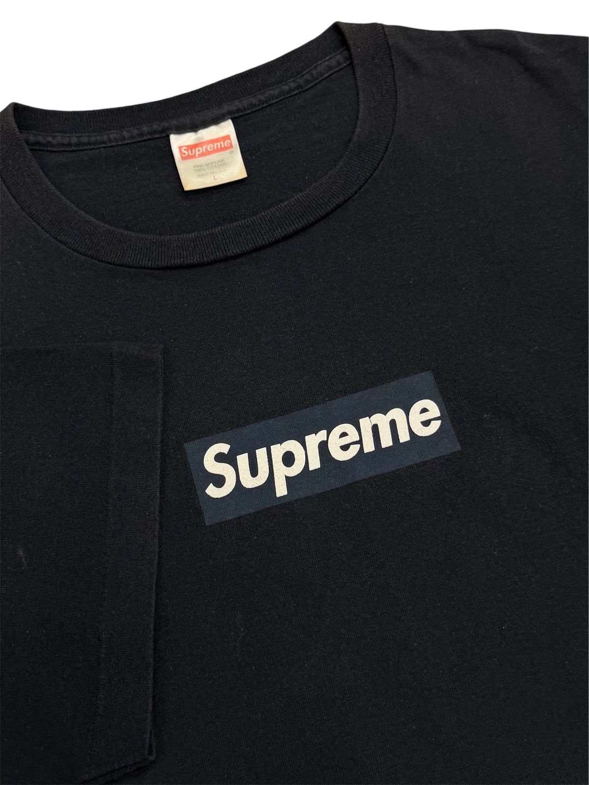 Supreme Navy Box Logo Tee 1999