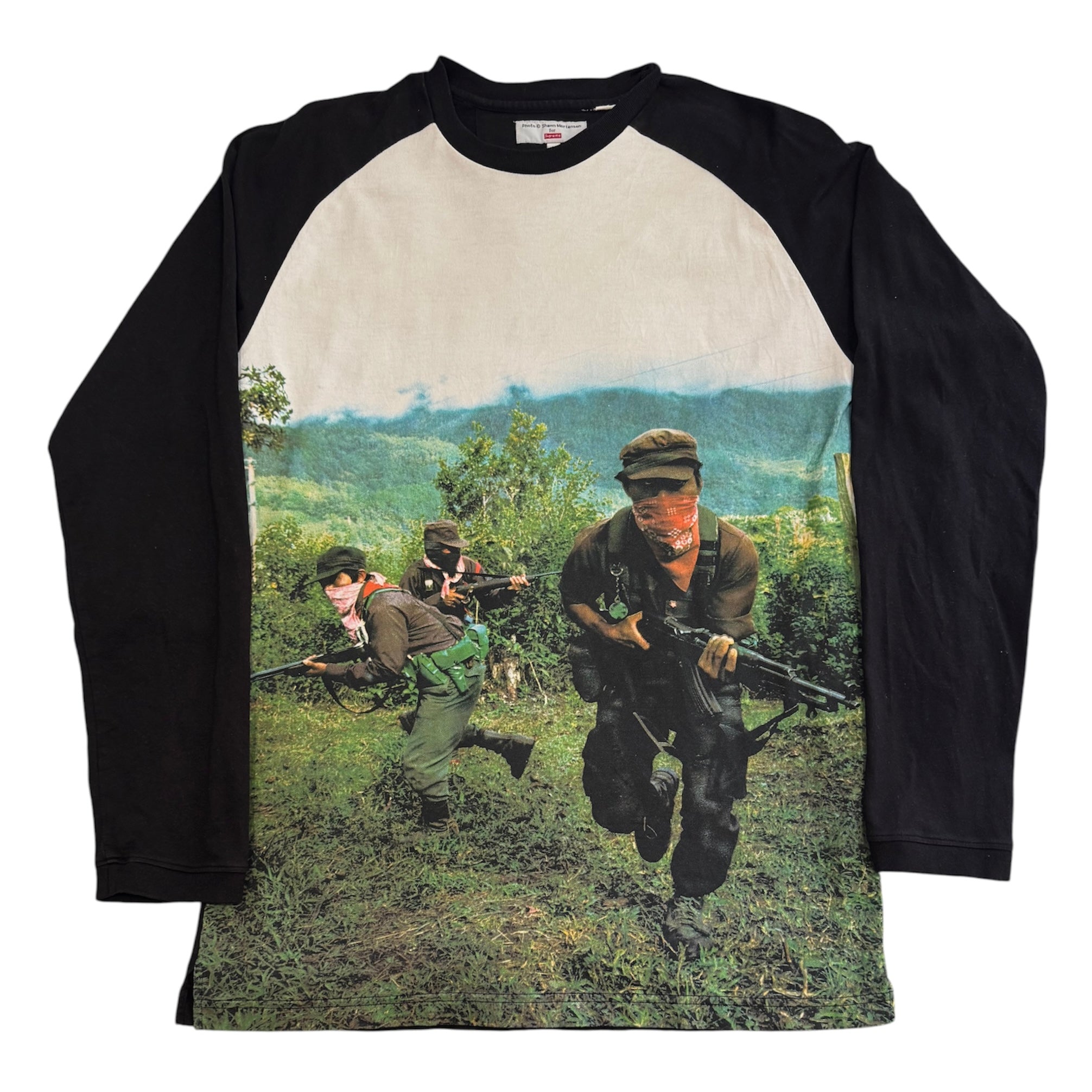 Supreme x Shawn Mortensen Zapatista Raglan 2005