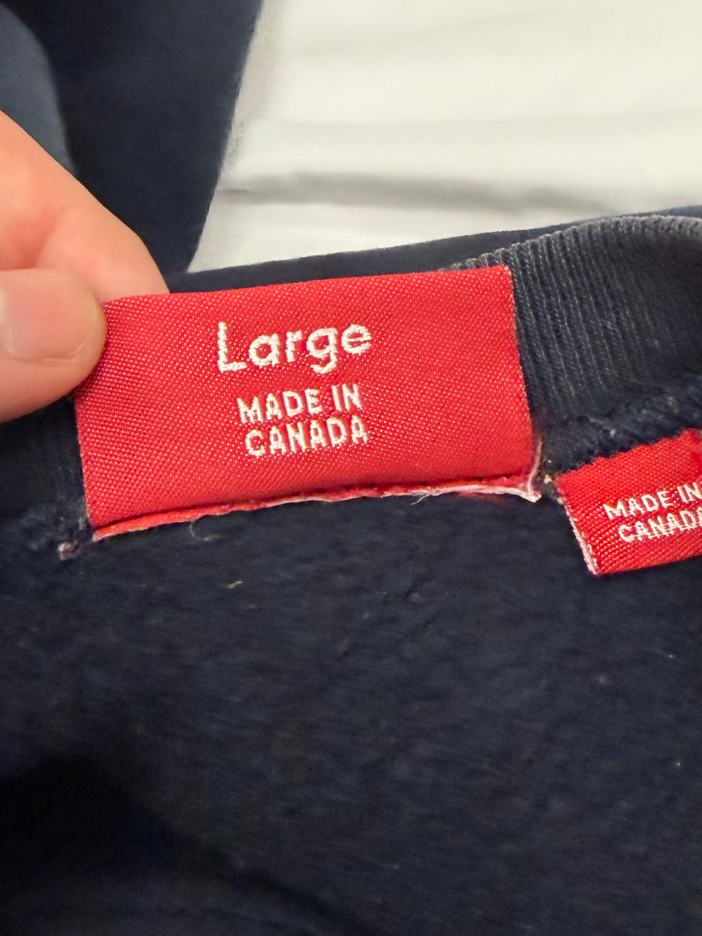 Supreme Navy Box Logo Crewneck 1999