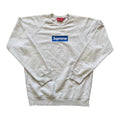 Supreme Blue/Grey Screenprint Box Logo Crewneck 2007