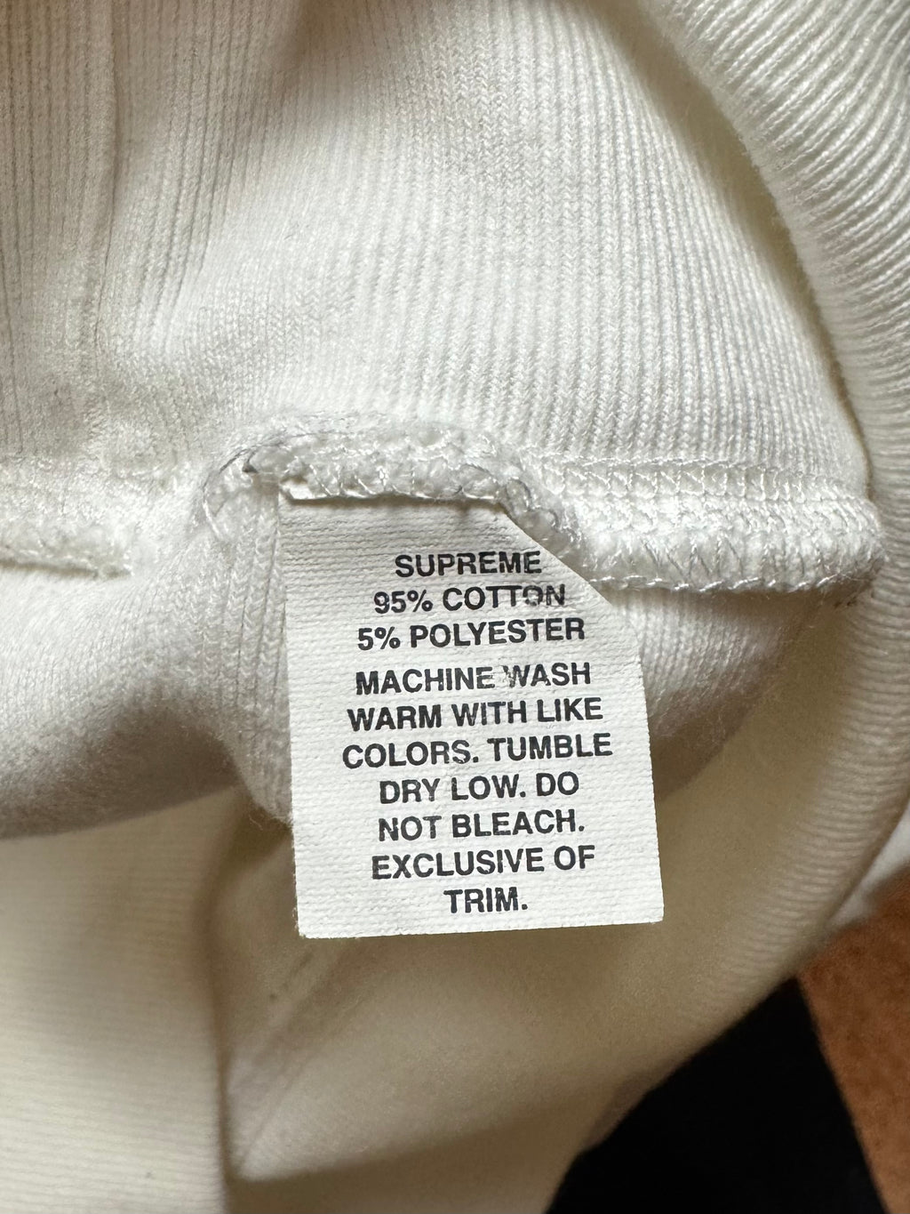 Supreme Red/White Box Logo Crewneck 2003