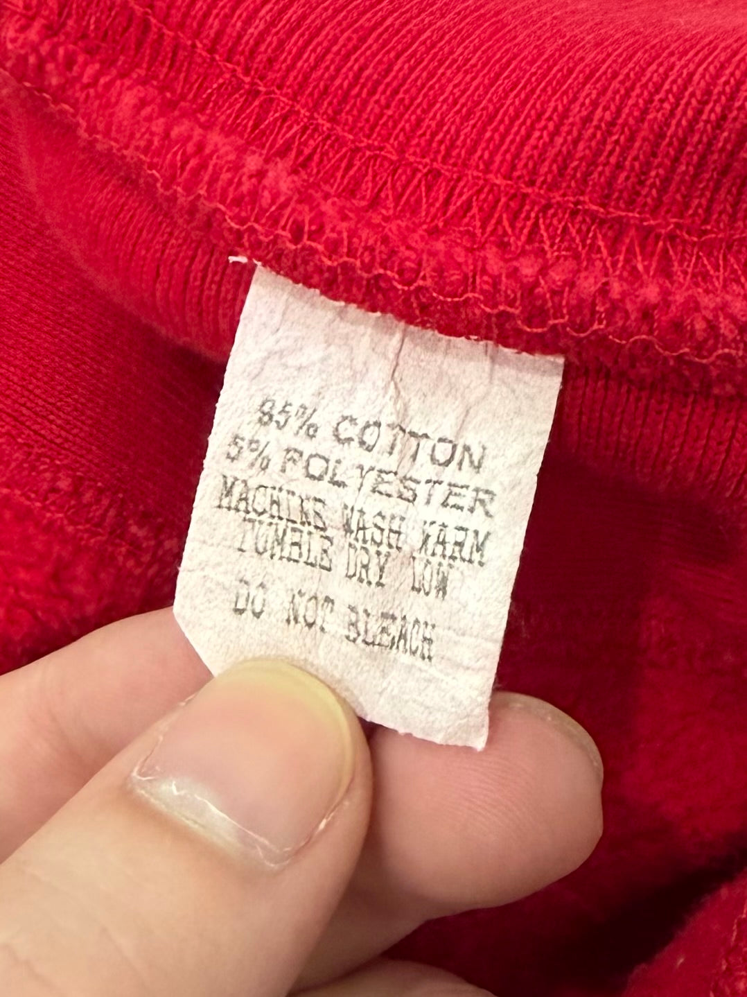 Supreme Red Box Logo Crewneck 1999