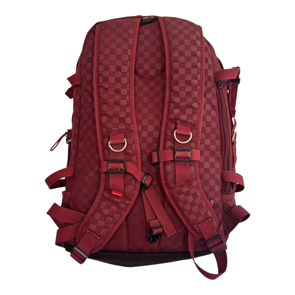 Supreme Damier Backpack Maroon 2011