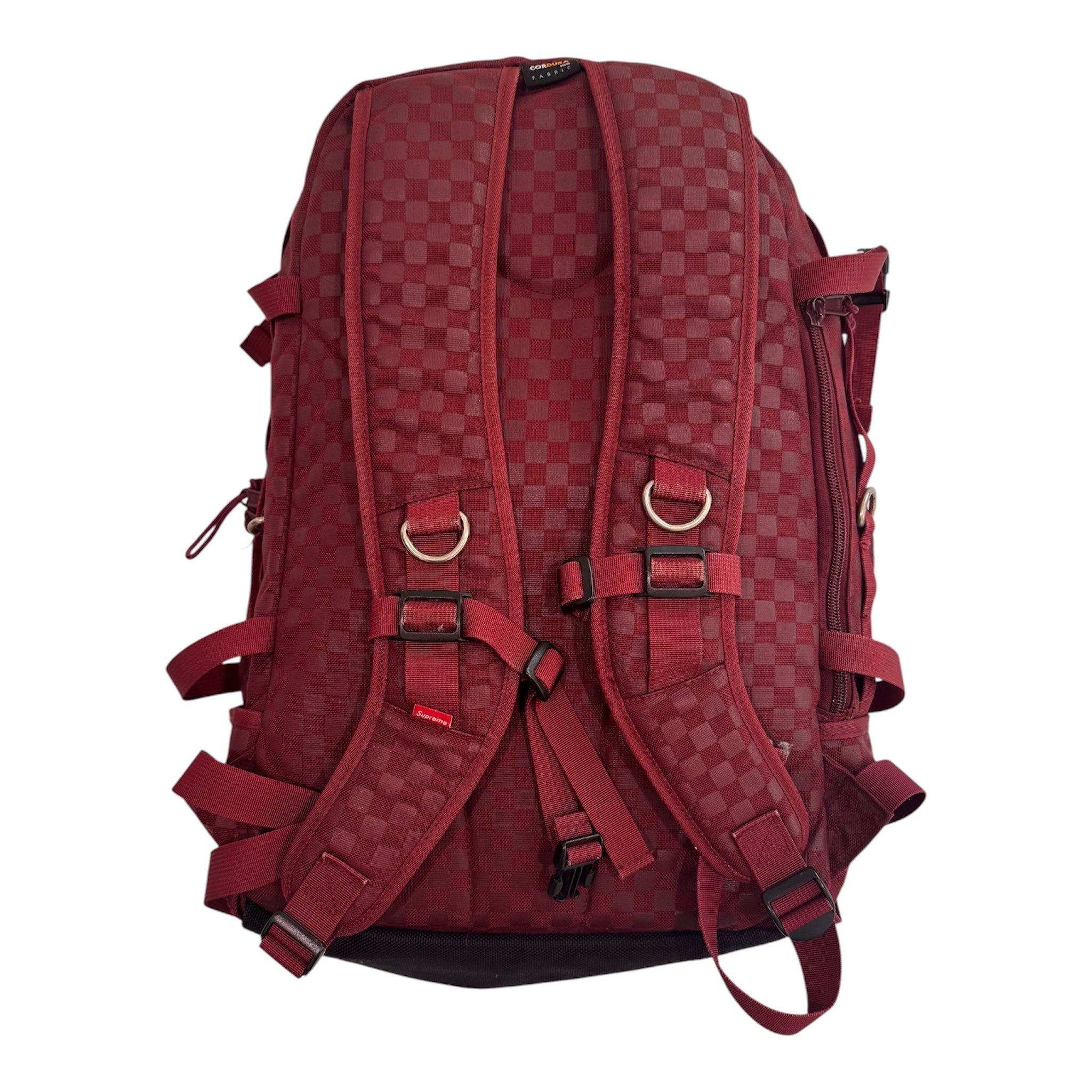 Supreme Damier Backpack Maroon 2011