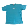 Supreme Teal Tonal Box Logo Tee 2003