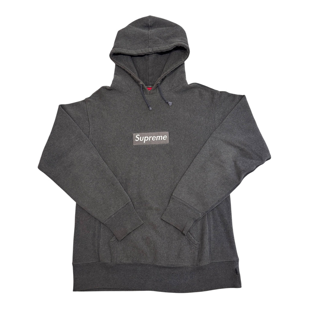 Supreme Dark Grey Box Logo Hoodie 1999