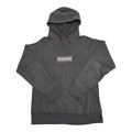 Supreme Dark Grey Box Logo Hoodie 1999