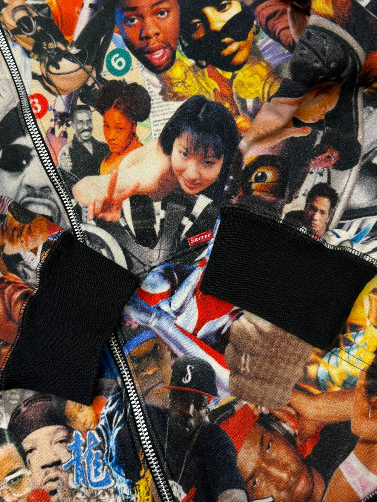 Supreme Phase 2 Collage Zip Up Hoodie 2006