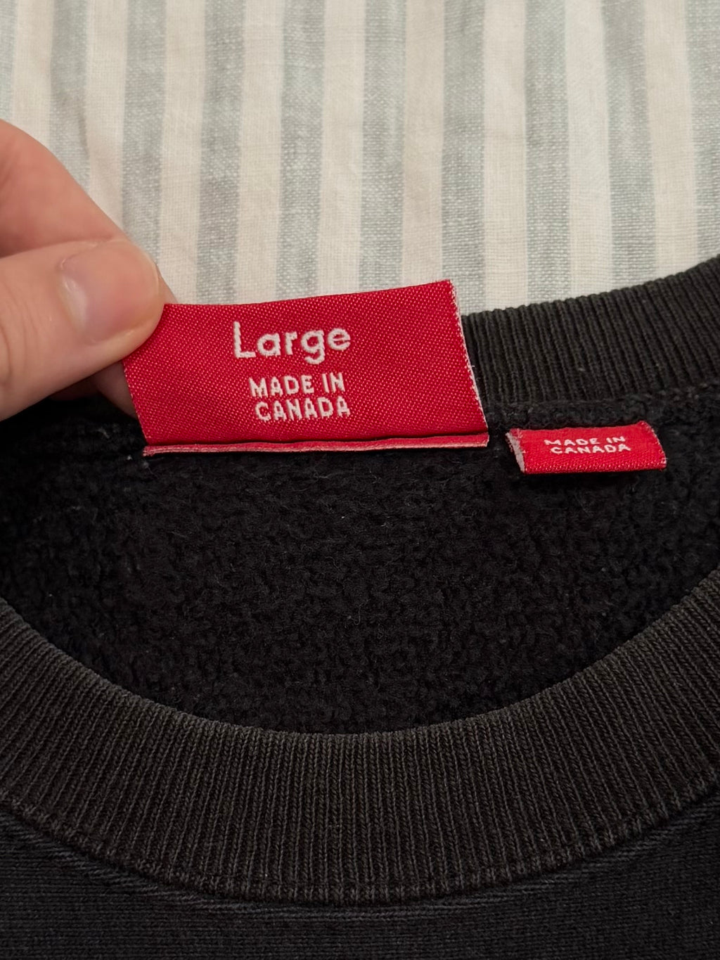 Supreme Black Box Logo Crewneck 1999