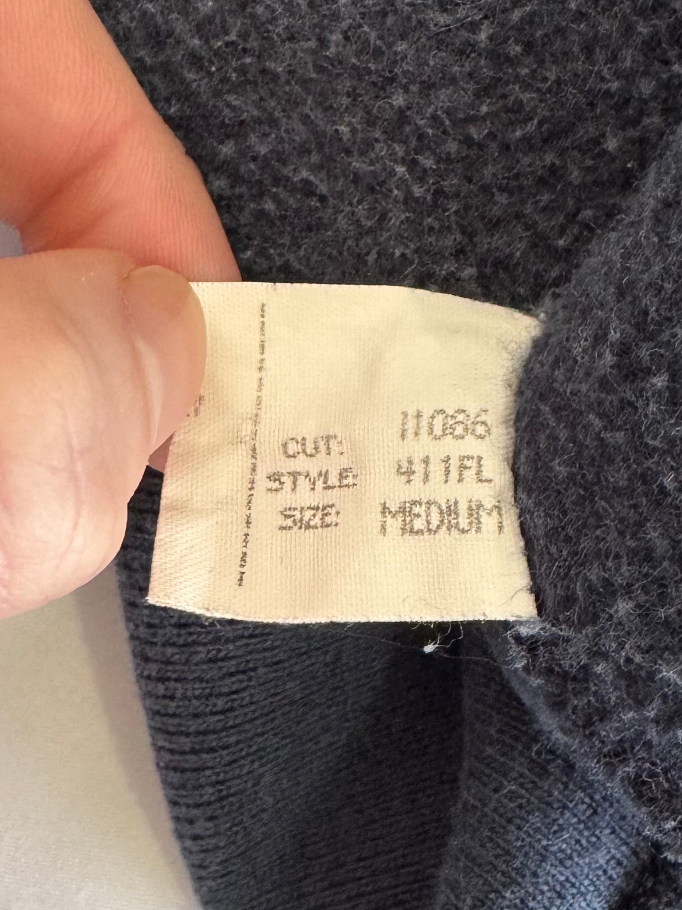 Supreme Ice/Navy Box Logo Crewneck 1997