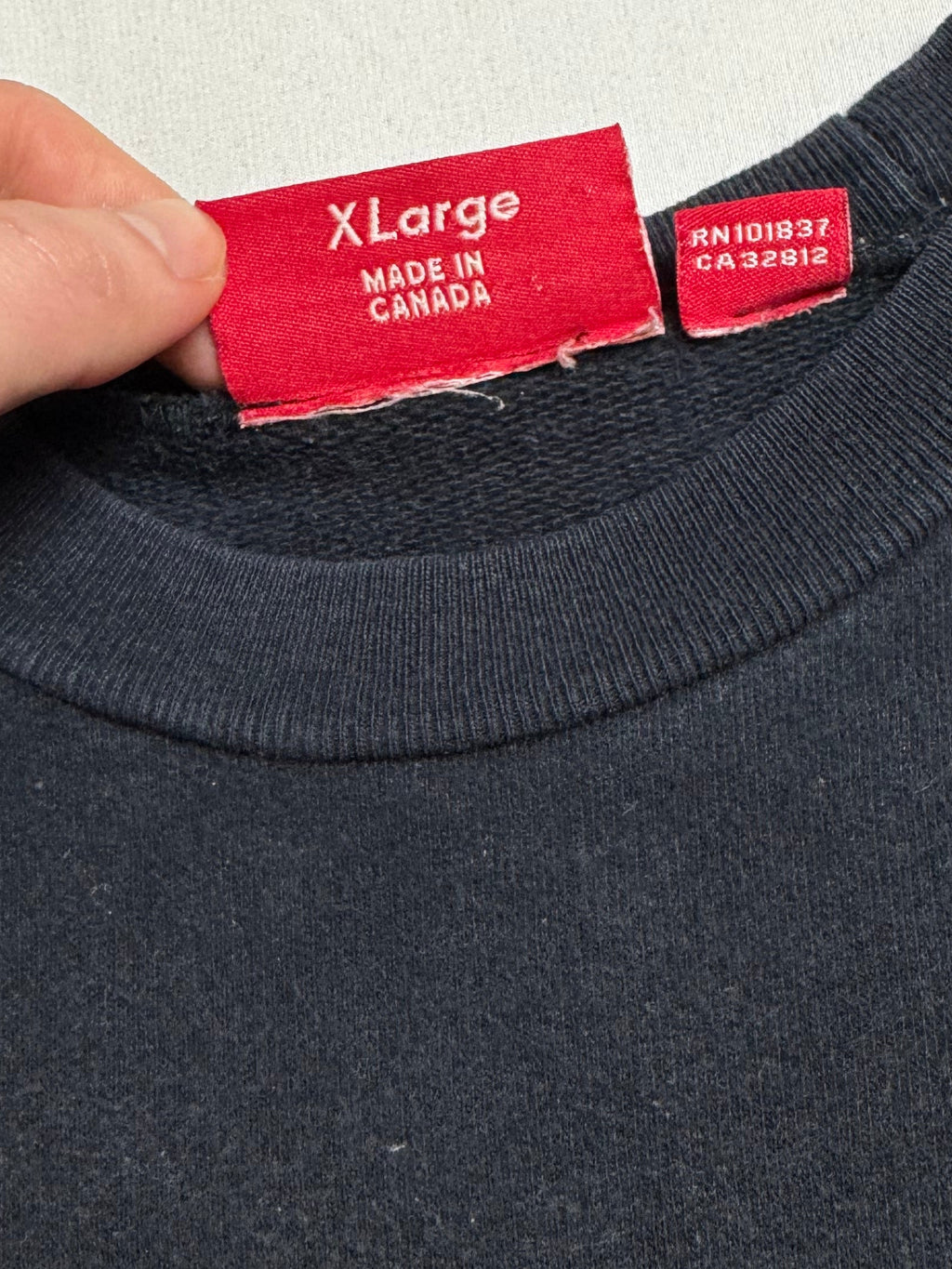 Supreme Black Screenprint Box Logo Crewneck 2007