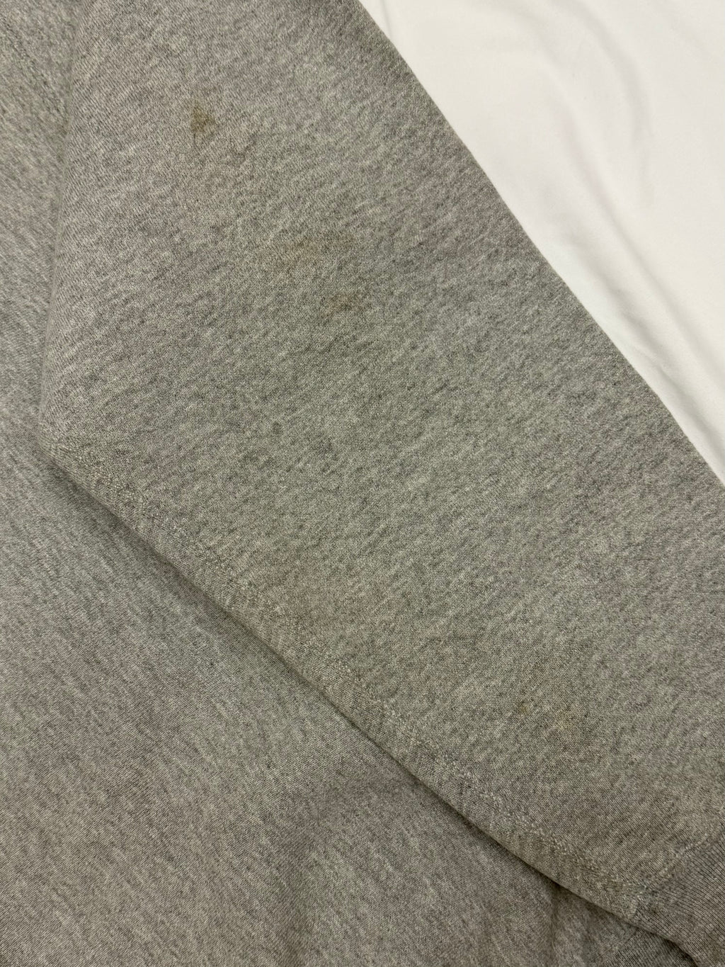 Supreme Grey Nylon Box Logo Crewneck 1995