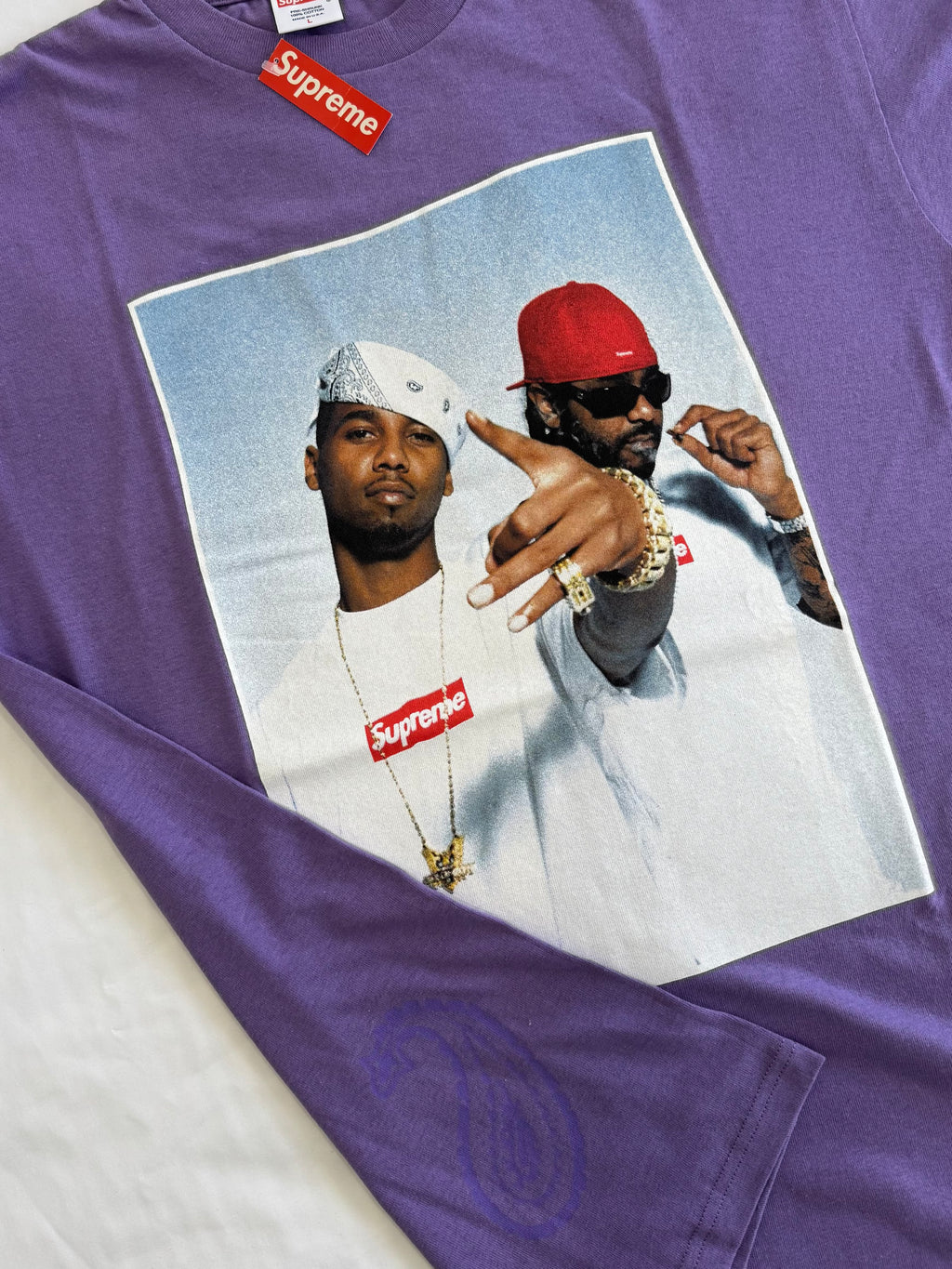 Supreme Dipset Photo Tee Purple 2006