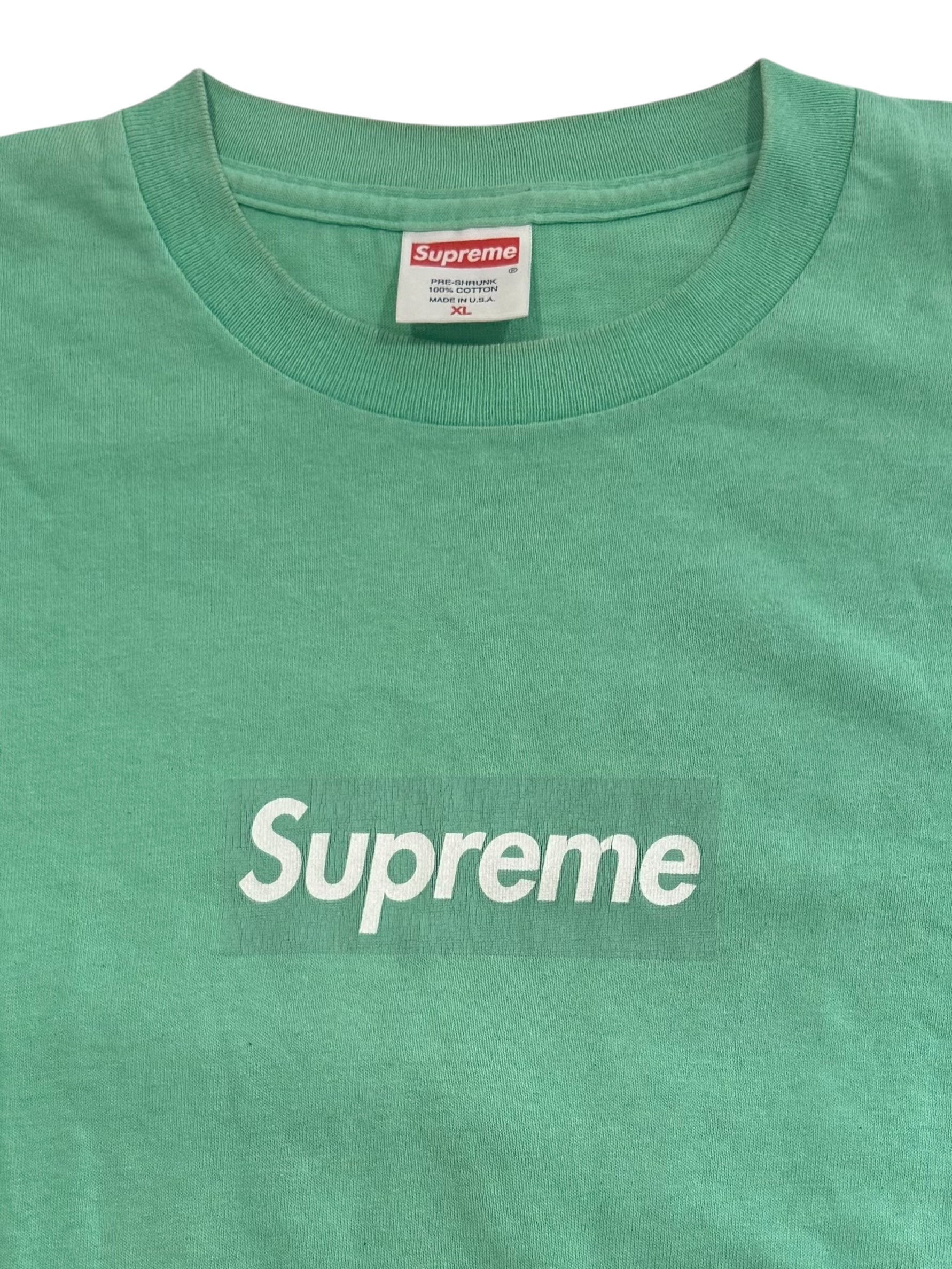 Supreme Seafoam Box Logo Tee 2003