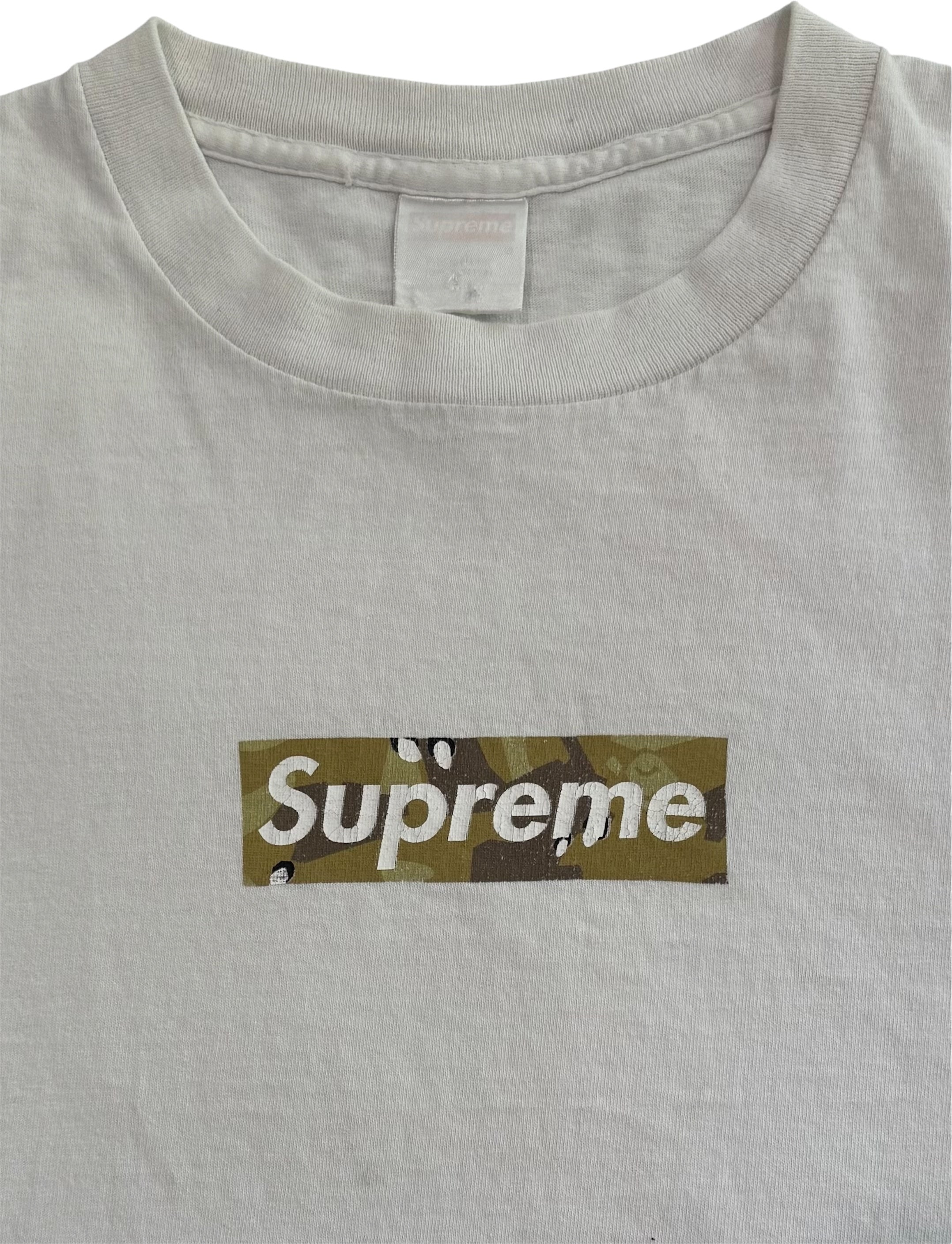Supreme Bape Desert Camo Box Logo Tee 2000
