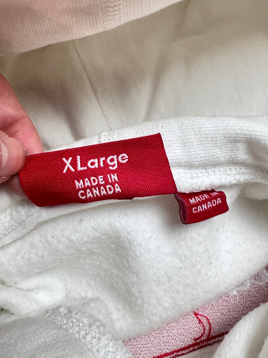 Supreme Red/White Box Logo Hoodie 2003