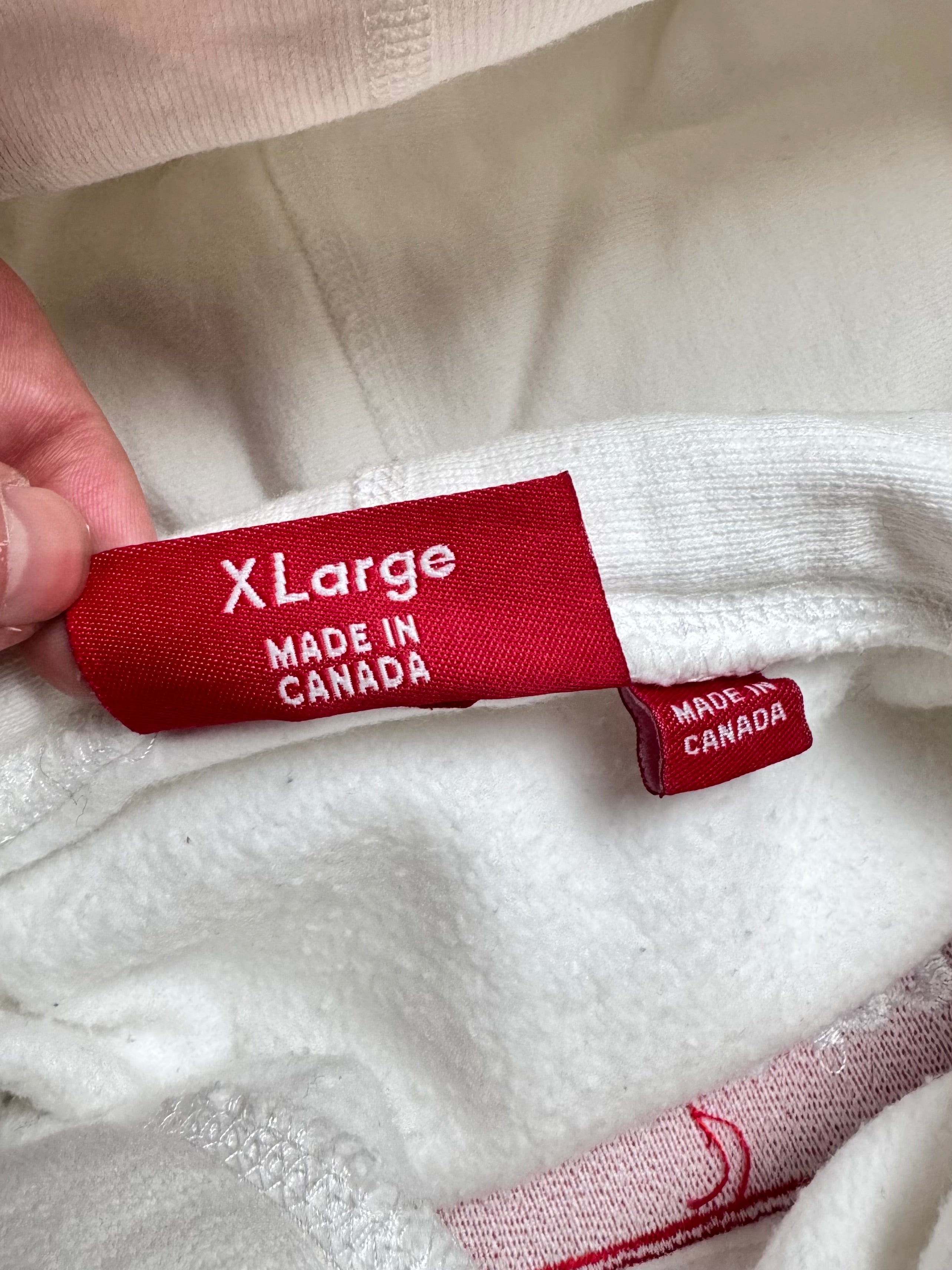 Supreme Red/White Box Logo Hoodie 2003