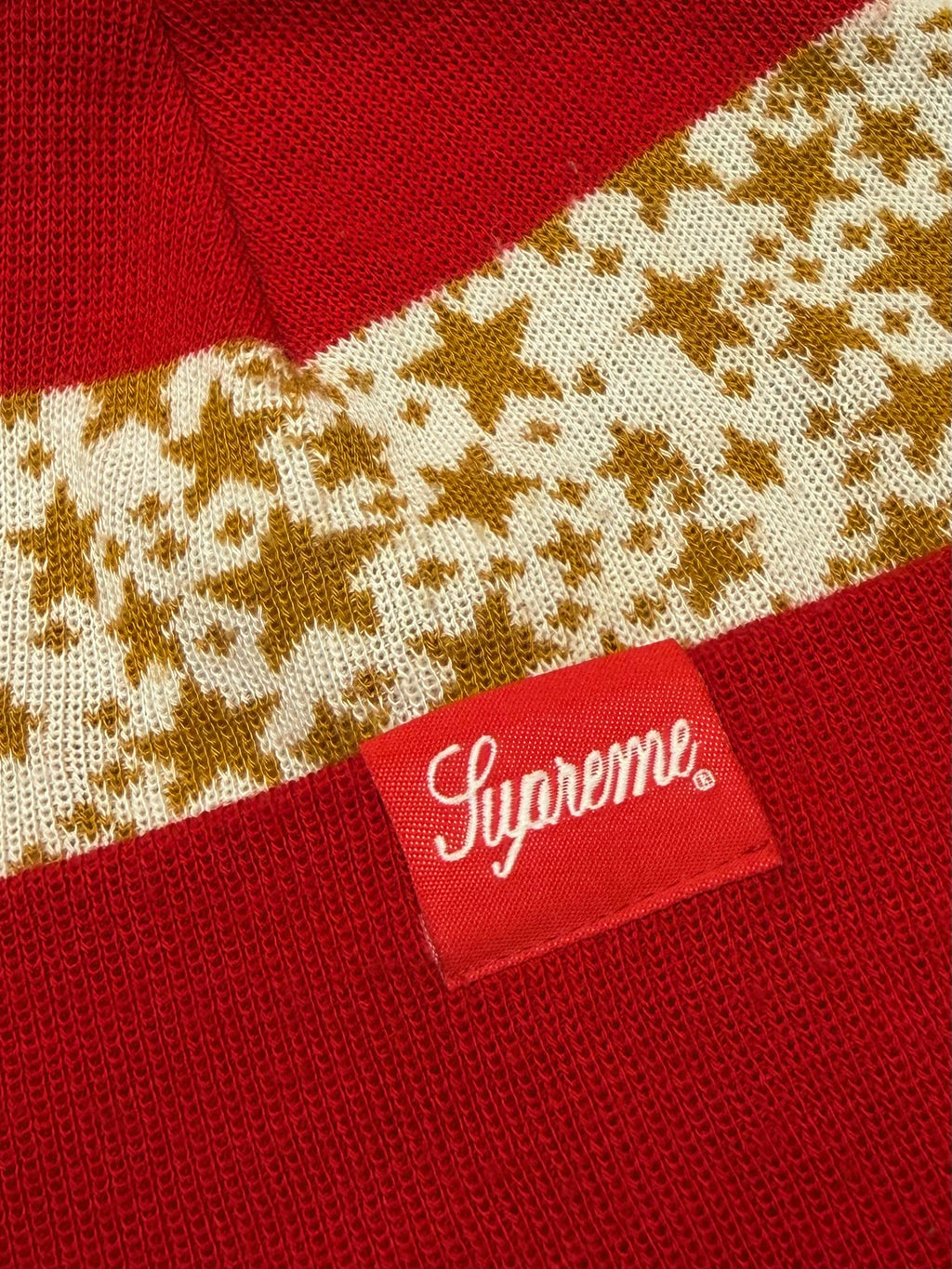Supreme Stars Beanie Red 2003