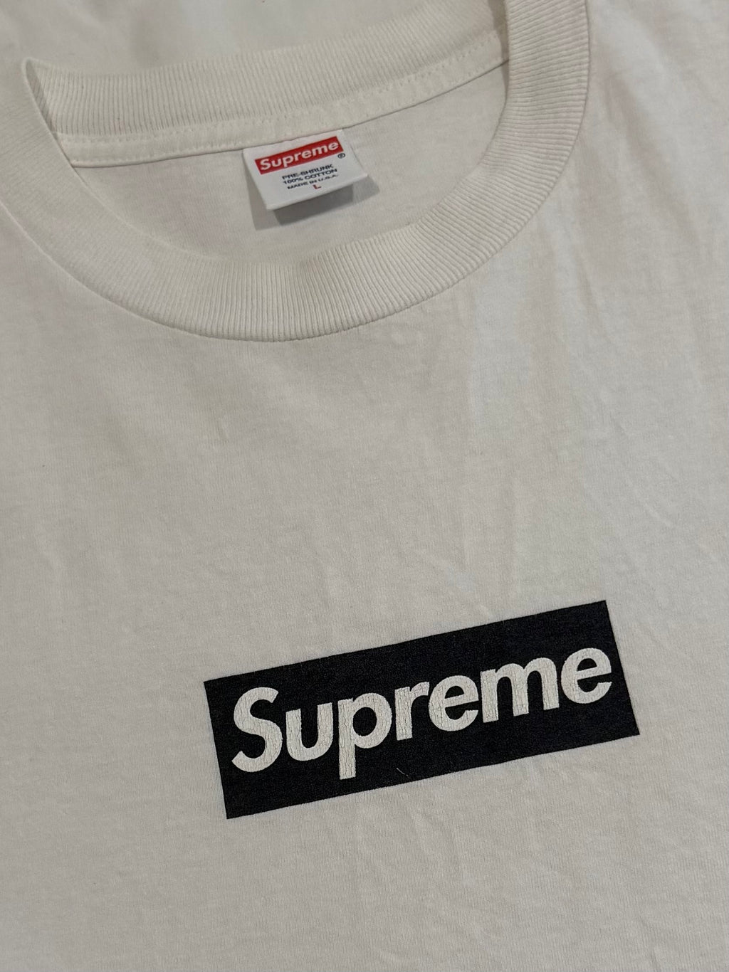 Supreme Sample Box Logo Tee 2006