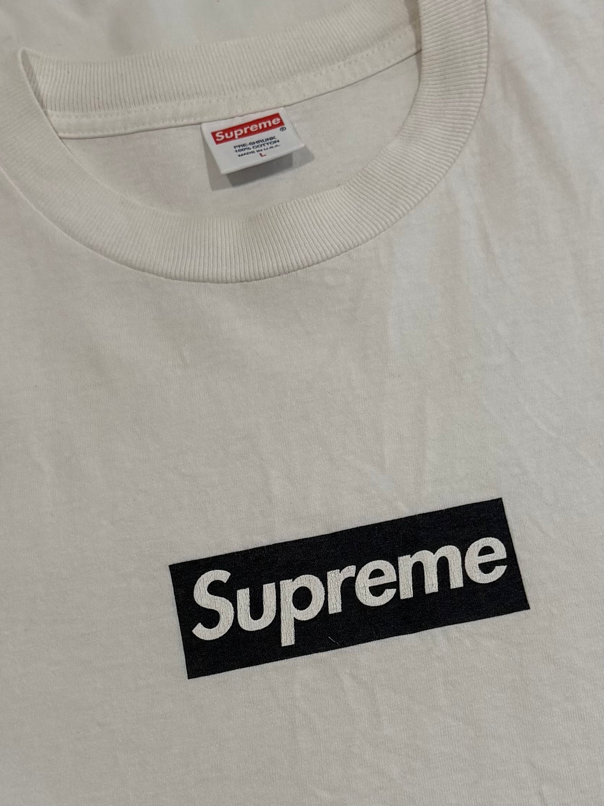 Supreme Sample Box Logo Tee 2006