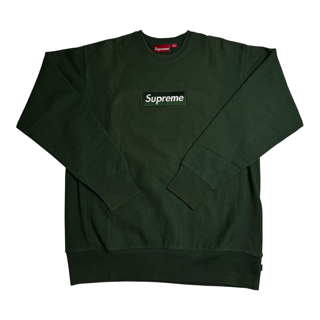 Supreme Forest Green Box Logo Crewneck 2003