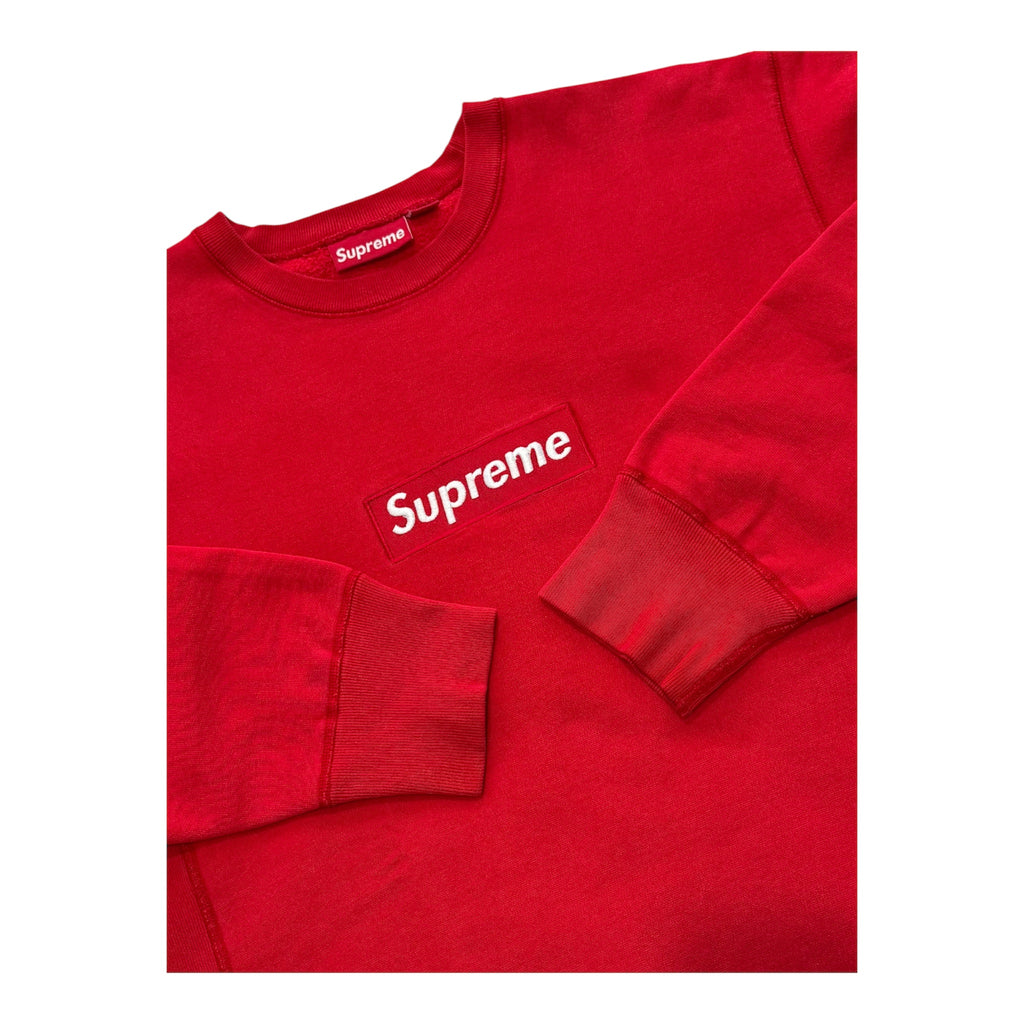 Supreme Red Box Logo Crewneck 2004
