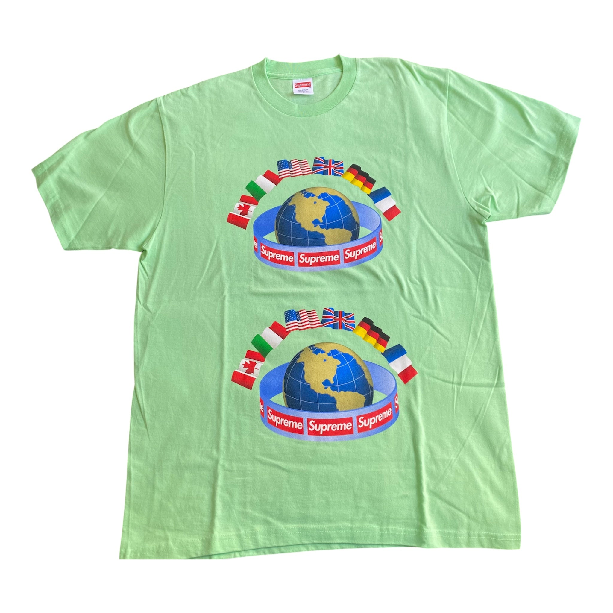 Supreme Worldwide Tee Test Print 2015