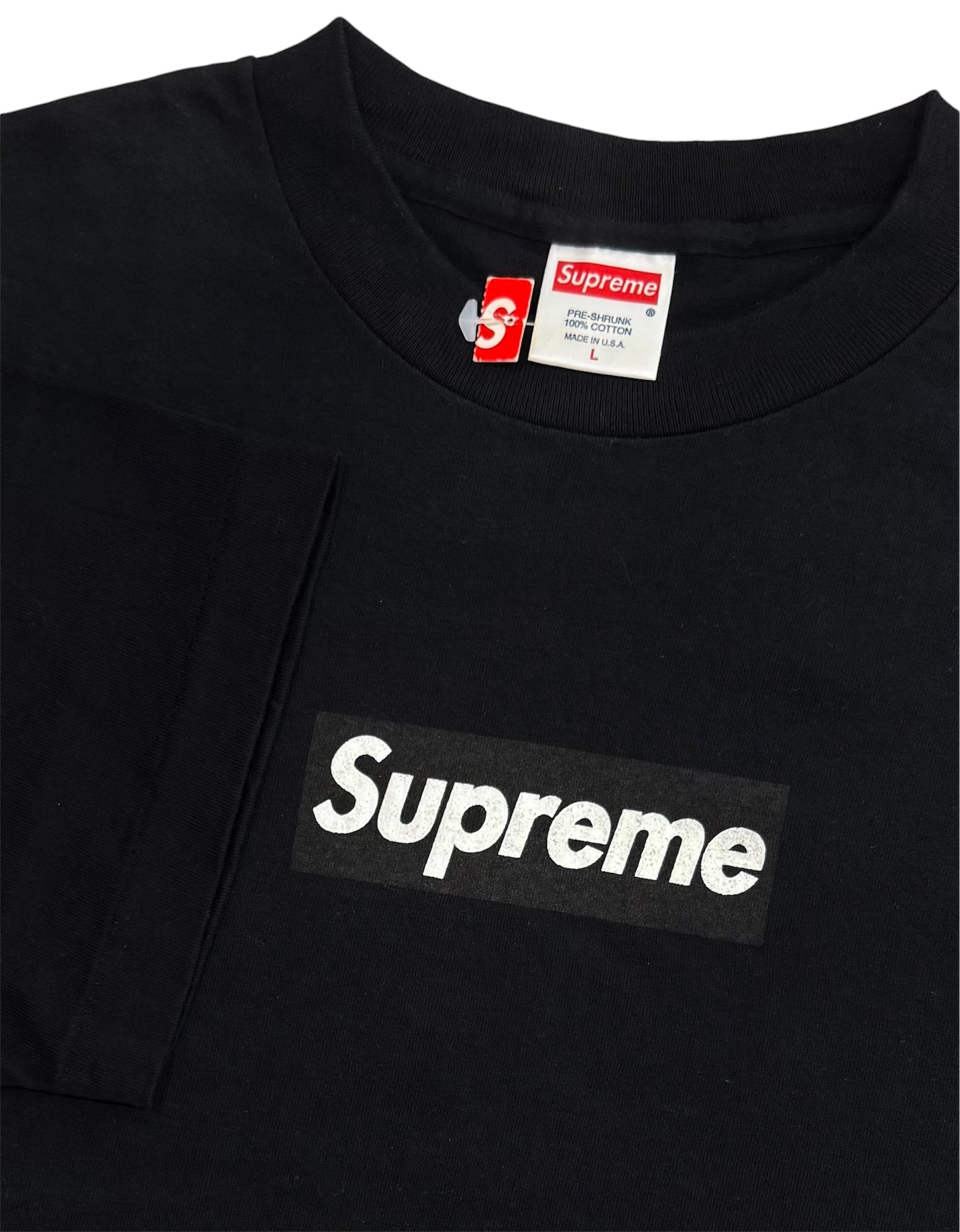 Supreme Black Box Logo Tee 1999