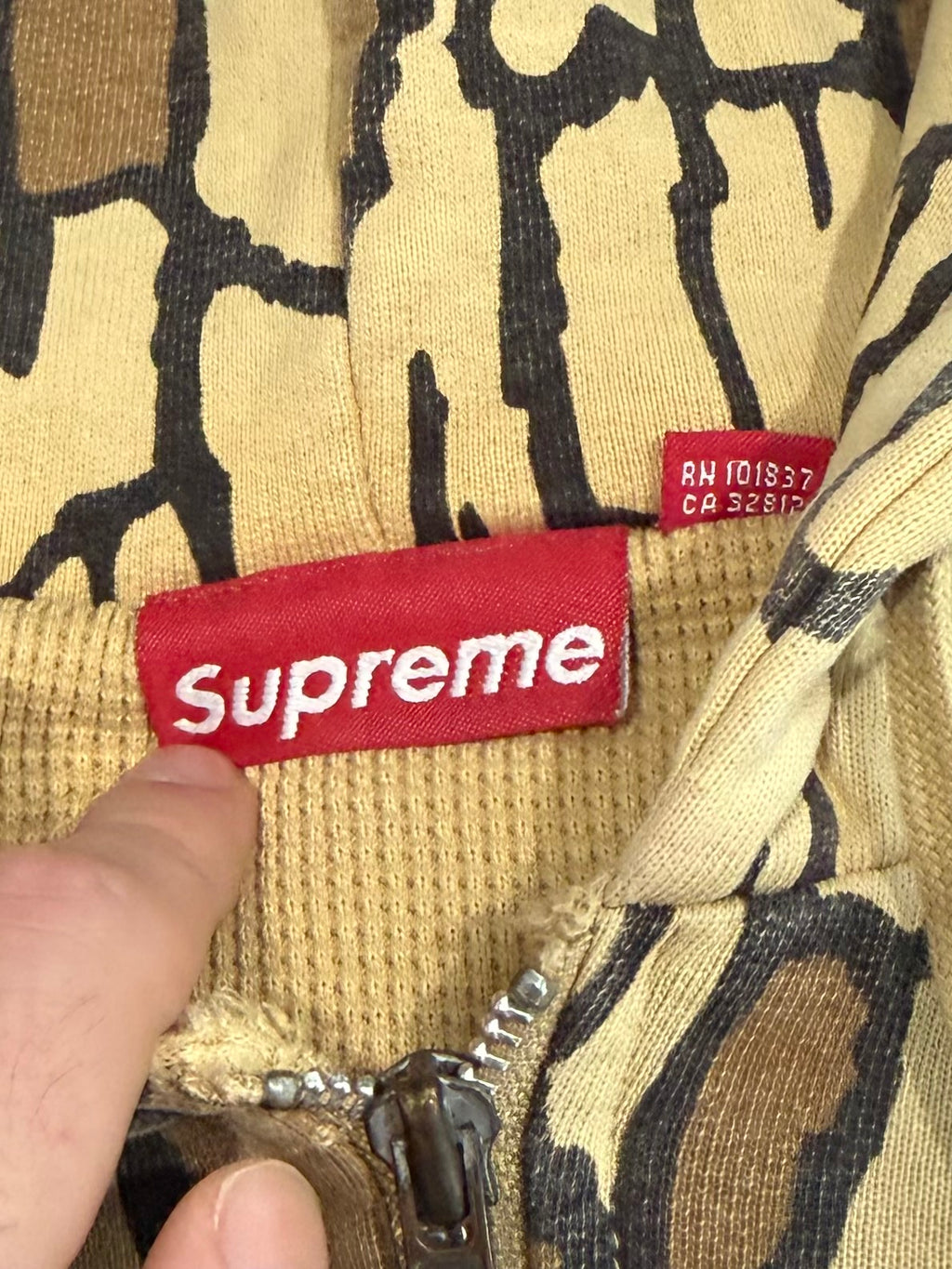 Supreme Cold World Thermal Zip Up 2006