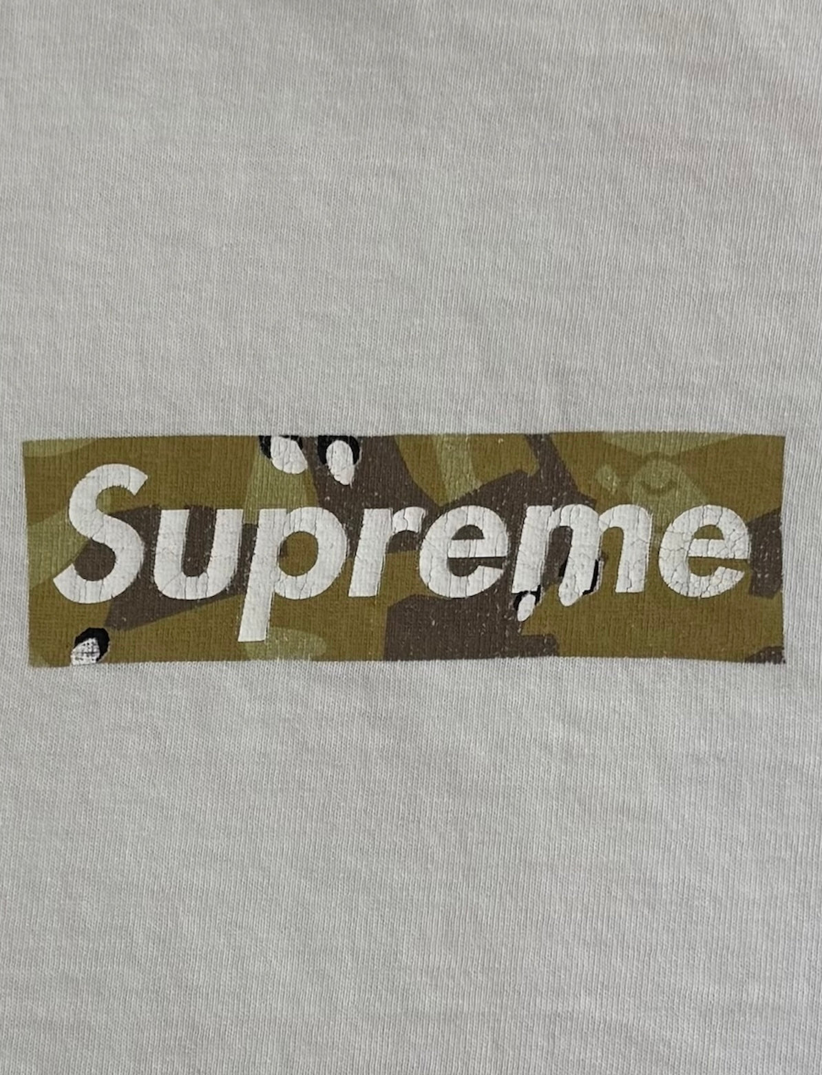 Supreme Bape Desert Camo Box Logo Tee 2000