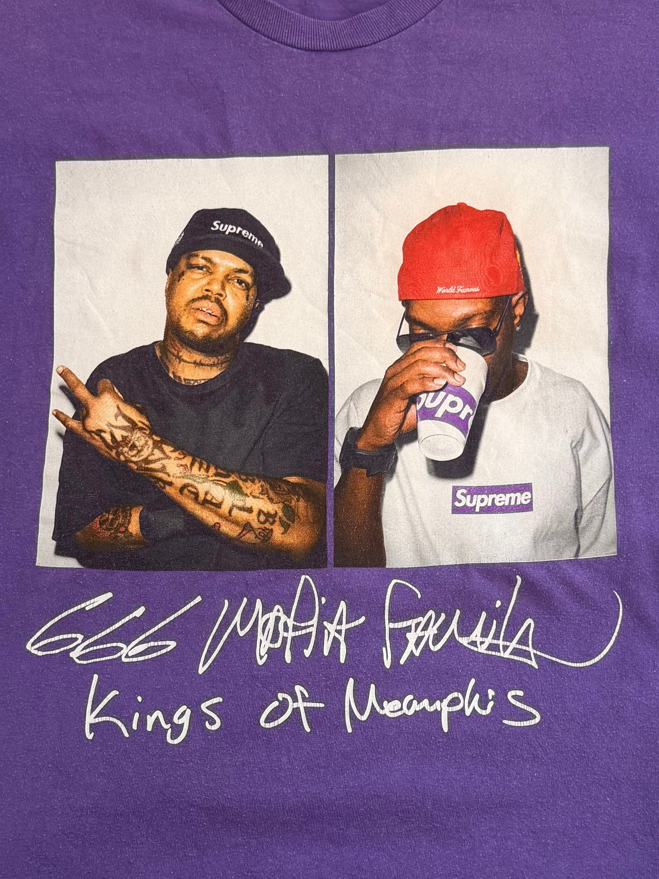 Supreme Three 6 Mafia Photo Tee 2012
